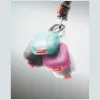 Skinarma Mecha CE AirPods 4 tok karabinerrel, Frost, átlátszó