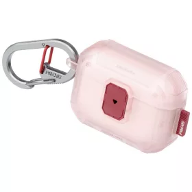   Skinarma Mecha LE AirPods Pro 3 tok karabinerrel, Forst Blush, halványrózsaszín