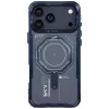 Skinarma Magma Apple iPhone 17 Pro Max mágneses tok, Magsafe kompatibilis, kék