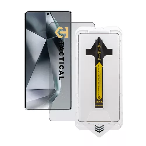 Tactical Impact Barrier Samsung Galaxy S26 Ultra tempered glass kijelzővédő fólia felhelyező kerettel