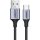 Ugreen US316 USB-A-USB-C töltő- és adatkábel, fonott, 3A, 18W, 1m, fekete