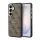 Guess PU Leather 4G Gold Frame Samsung Galaxy S26 mágneses tok, barna