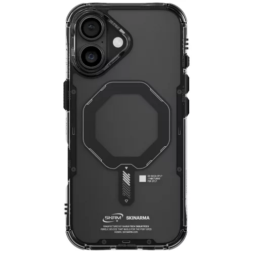 Skinarma Saido Apple iPhone 17 mágneses tok, Magsafe kompatibilis, fekete