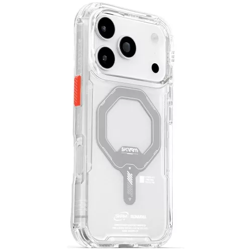 Skinarma Saido Apple iPhone 17 Pro mágneses tok, Magsafe kompatibilis, átlátszó