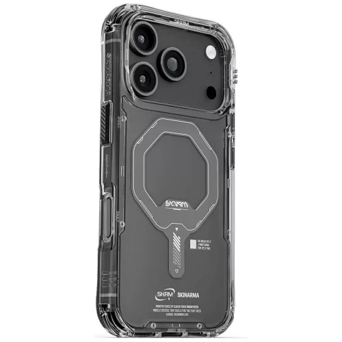 Skinarma Saido Apple iPhone 17 Pro mágneses tok, Magsafe kompatibilis, fekete