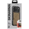 Skinarma Vigor Apple iPhone 17 Pro mágneses tok, Magsafe kompatibilis, barna