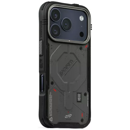 Skinarma Vigor Apple iPhone 17 Pro Max mágneses tok, Magsafe kompatibilis, fekete