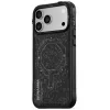Skinarma Vektor Apple iPhone 17 Pro mágneses tok, Magsafe kompatibilis, fekete-fehér