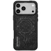 Skinarma Vektor Apple iPhone 17 Pro Max mágneses tok, Magsafe kompatibilis, fekete-fehér