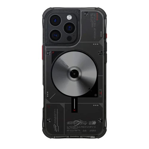 Skinarma Nova Apple iPhone 16 Pro mágneses tok, Magsafe kompatibilis, fekete