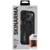 Skinarma Aegis Apple iPhone 17 Pro mágneses tok kitámasztóval, Magsafe kompatibilis, kék
