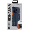 Skinarma Haxa Apple iPhone 17 Pro mágneses tok kitámasztóval, Magsafe kompatibilis, kék