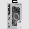 Skinarma Magma Apple iPhone 17 Pro Max mágneses tok, Magsafe kompatibilis, szürke