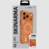 Skinarma Magma Apple iPhone 17 Pro Max mágneses tok, Magsafe kompatibilis, narancs
