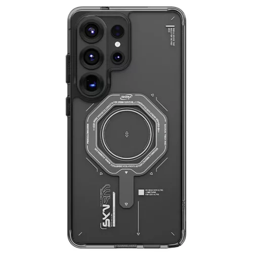 Skinarma Magma Samsung Galaxy S26 Ultra mágneses tok, Magsafe kompatibilis, szürke