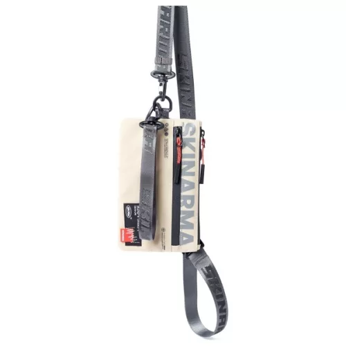Skinarma telefon tartó táska / övtáska, elefántcsont (bézs)