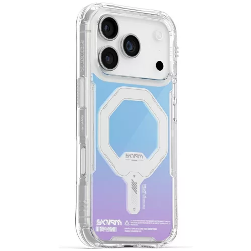 Skinarma Myst Apple iPhone 17 Pro Max mágneses tok, Magsafe kompatibilis, hologram
