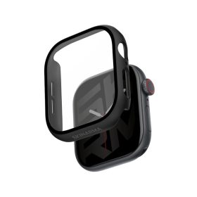   Skinarma Gado Apple Watch 11 / Watch 10 46mm tempered glass üvegfólia / tok, fekete