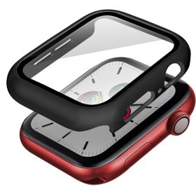   Skinarma Gado Apple Watch 11 / Watch 10 42mm tempered glass üvegfólia / tok, fekete