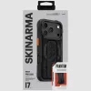 Skinarma Phantom Apple iPhone 17 Pro mágneses tok kitámasztóval, Magsafe kompatibilis, fekete