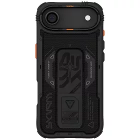   Skinarma Phantom Apple iPhone Air (2025) mágneses tok kitámasztóval, Magsafe kompatibilis, fekete