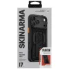 Skinarma Phantom Apple iPhone 17 Pro Max mágneses tok kitámasztóval, Magsafe kompatibilis, fekete