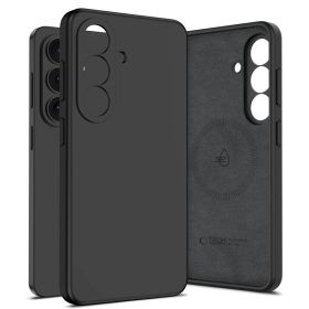   Tech-Protect Silicone Samsung Galaxy S26 szilikon tok, MagSafe, fekete