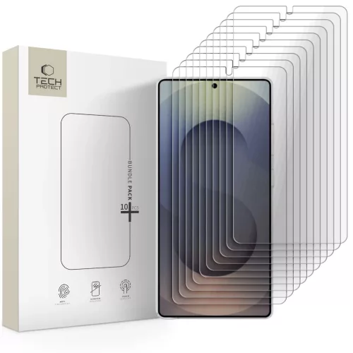 Tech-Protect Samsung Galaxy S26 Ultra tempered glass kijelzővédő üvegfólia csomag, átlátszó (10db)