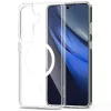 Tech-Protect Flexair Hybrid Samsung Galaxy S26 hátlap tok, megerősített sarok, MagSafe, átlátszó-fehér