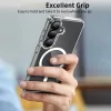 Tech-Protect Flexair Hybrid Samsung Galaxy S26 hátlap tok, megerősített sarok, MagSafe, átlátszó-fehér