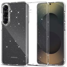   Tech-Protect Flexair Samsung Galaxy S26 Plus hátlap tok, csillámos-átlátszó