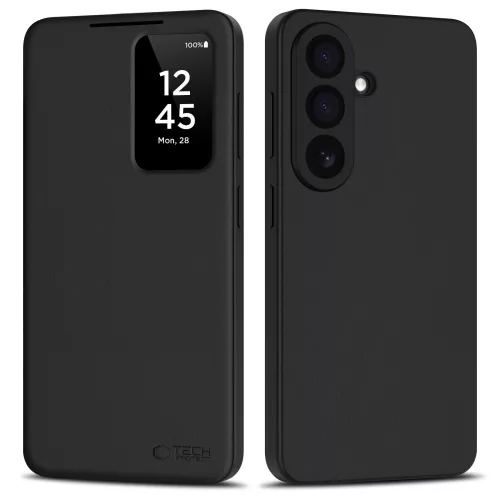 Tech-Protect Smart Wallet Samsung Galaxy S26 Plus flip / kinyitható tok, fekete
