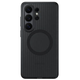   Samsung Rugged Magnet Samsung Galaxy S26 Ultra gyári hátlap tok, ütésálló, MagSafe, fekete
