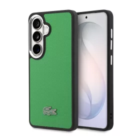   Lacoste Petit Pique Metal Logo Magnetic Samsung Galaxy S26 hátlap tok, MagSafe, zöld