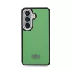 Lacoste Petit Pique Metal Logo Magnetic Samsung Galaxy S26 hátlap tok, MagSafe, zöld