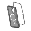 UAG Trooper Samsung Galaxy S26 MagSafe tok megerősített peremmel, ütésálló, Black/ash 