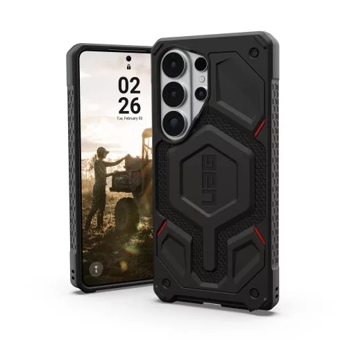 UAG Monarch Pro Samsung Galaxy S26 Ultra MagSafe tok, ütésálló, Kevlar Black