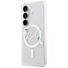 Karl Lagerfeld IML KC Script Samsung Galaxy S26 Plus mágneses tok, MagSafe, átlátszó