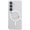 Karl Lagerfeld IML KC Script Samsung Galaxy S26 Plus mágneses tok, MagSafe, átlátszó