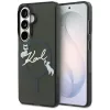 Karl Lagerfeld IML KC Script Samsung Galaxy S26 mágneses tok, MagSafe, fekete