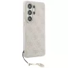 Guess 4G Classic Logo Charm Samsung Galaxy S26 Ultra mágneses tok, MagSafe, rózsaszín