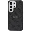 Guess 4G Embossed Ring Samsung Galaxy S26 Ultra mágneses tok, MagSafe, fekete