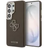 Guess Grained Big 4G Metal Logo Samsung Galaxy S26 Ultra tok, barna