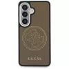 Guess Perforated Logo Samsung Galaxy S26 mágneses tok, MagSafe, barna