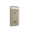 Lacoste PU Iconic Petit Pique mágneses kártyatartó, MagSafe, bézs
