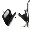 Guess Crossbody Strap PU 4G Metal Logo vállpánt / univerzális pánt pénztárcával, telefonra rögzíthető, fekete