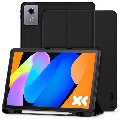 Tech-Protect SC Pen Lenovo Idea Tab 11" / K11 2.gen oldalra nyíló, kitámasztható mappa tok, fekete