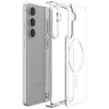 Spigen Ultra Hybrid Magfit Samsung Galaxy S25 FE tok, MagSafe, Clear White, fehér