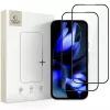Tech-Protect Glass Fit+ Google Pixel 10a / Pixel 9a kijelzővédő üvegfólia, fekete (2db)
