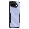 Tactical Quantum Stealth Google Pixel 10a hátlap tok megerősített sarokkal, átlátszó/fekete